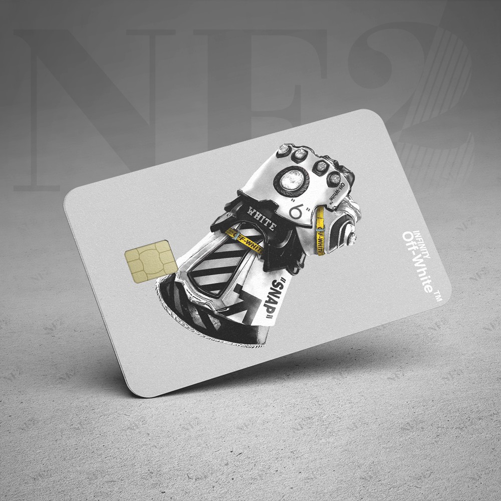 Miếng Dán Trang Trí INFINITY CARD- Sticker Thẻ ATM (Thẻ Chung Cư, Thẻ Xe, Debit, Credit) NF2