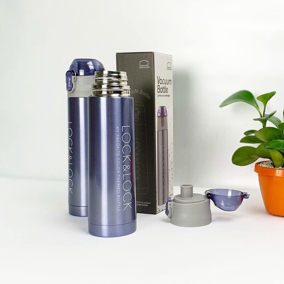 Bình giữ nhiệt LocknLock Vaccum Bottle 500ml LHC6800FU, Hàng Chính Hãng, thép không gỉ - JoyMall | BigBuy360 - bigbuy360.vn