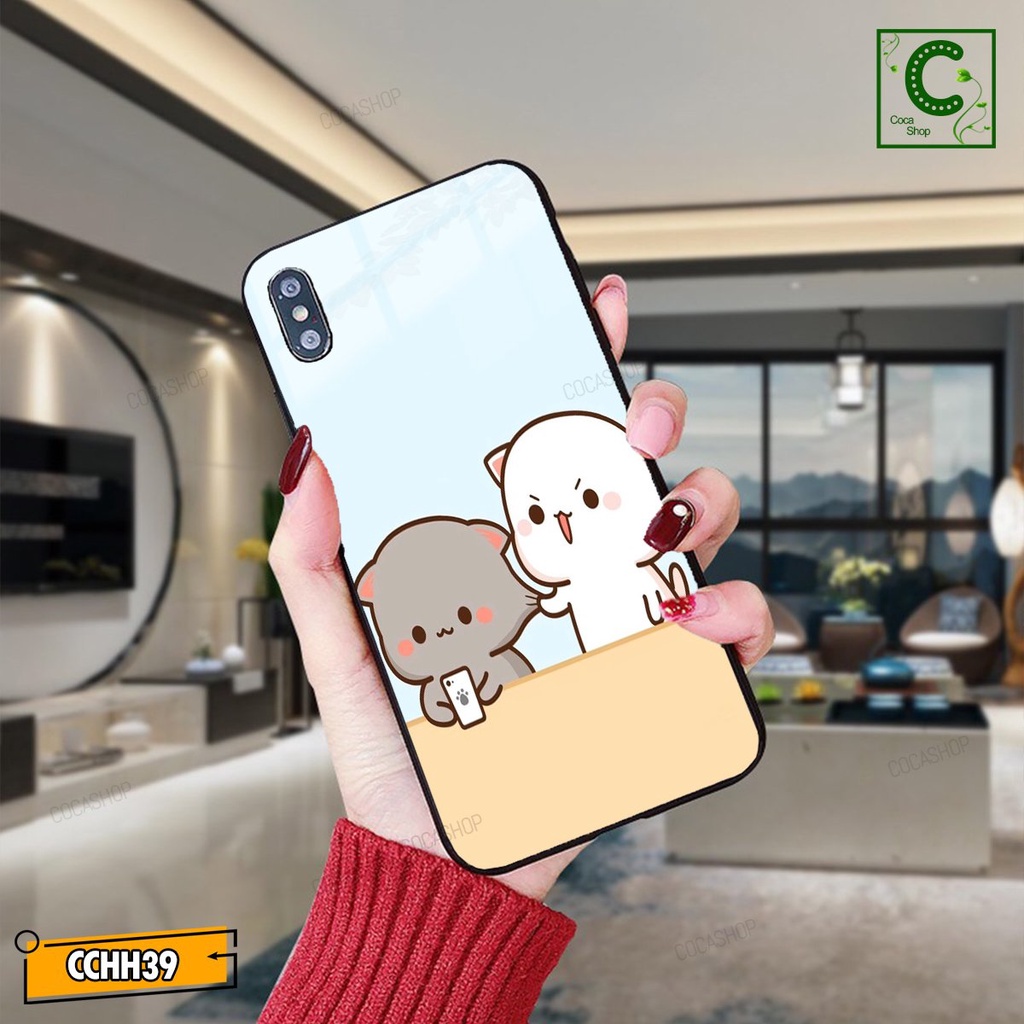 Ốp lưng iphone mặt kính in hình cực đẹp, siêu bền - Đôi bạn cùng tiến - 6/6plus/6s/6splus/7/7plus/8/8plus/x/.....