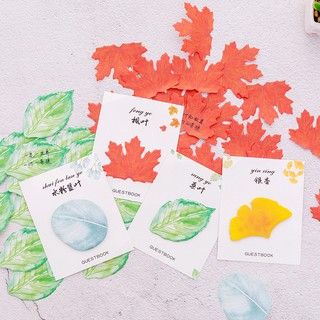 3 Note Ghi Chú Lá Cây - Thỏ Hồng VPP