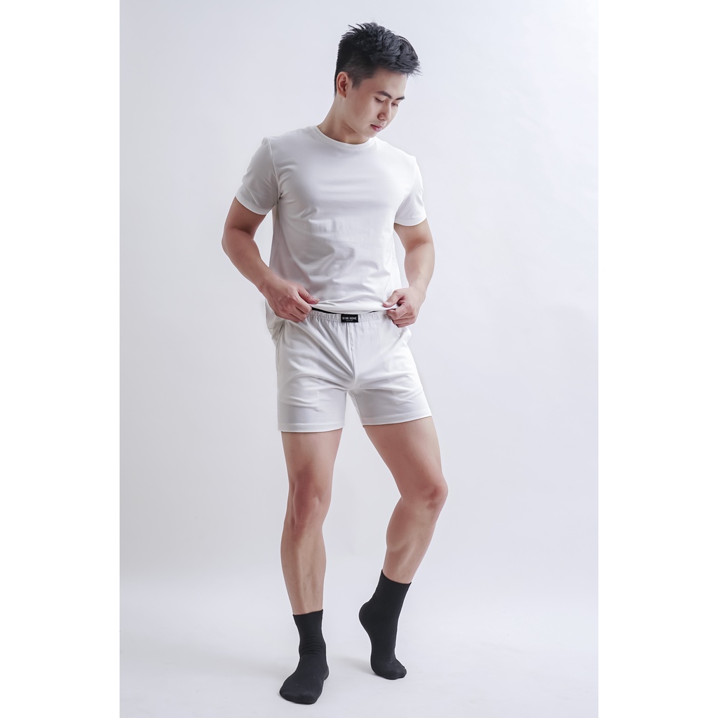 Mô tả Quần đùi nam BAMIHOME mặc nhà phong cách Unisex chất thun cotton cao cấp form Slim Fit QT4C01 - 3