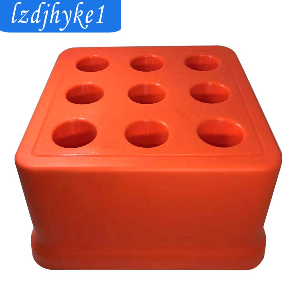[Lzdjhyke1] Hộp đựng dụng cụ BT30 PP 4 / 9 / 16 Lỗ cho các bộ phận CNC
