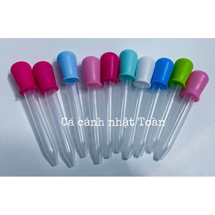 (2 ỐNG) ỐNG BÓP THỨC ĂN HÚT PHÂN CHO BỂ CÁ 5ML