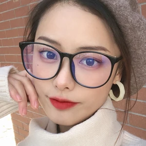Gọng kính cận Unisex thời trang ABICA mắt tròn khổ lớn đeo chống bụi lắp cận dễ dàng phong cách Hàn Quốc đẹp giá rẻ 068