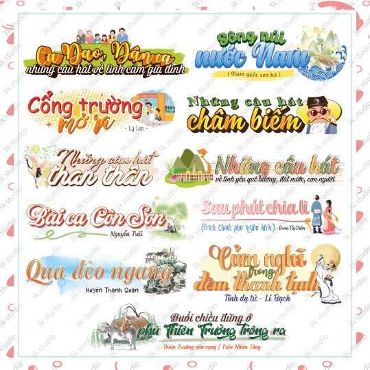 Sticker Ngữ Văn 7, Tiêu Đề Văn 7 (CÓ TIẾNG VIỆT) - Cả 2 học kì ...