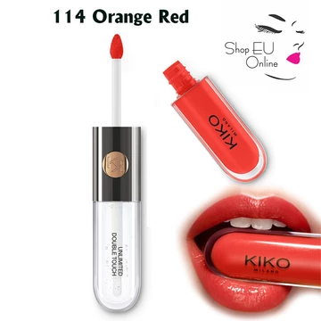 Son Kiko 2 đầu - Unlimited Double Touch (2 đầu: lì + bóng)- son kem siêu lì lâu trôi - không khô môi