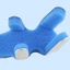 DARON Toad Ngón Tay Nẹp Xốp Nhôm Thoải Mái Ngăn Ngừa Chấn Thương Dễ Thương Đai Hỗ Trợ Ngón Tay Nẹp