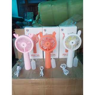 Quạt Phun Sương Cầm Tay 3 Chế Độ Gió- Pin Sạc Tiện Lợi