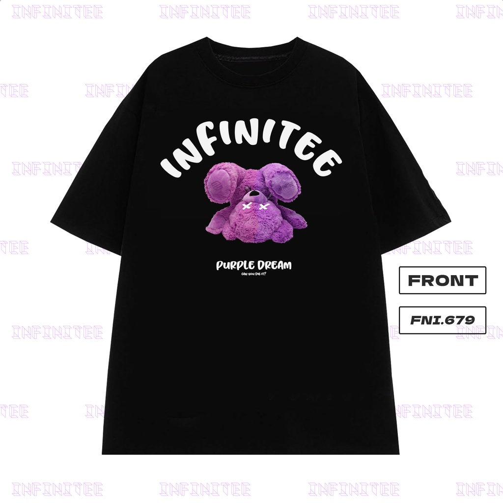 Áo thun INFINITEE Fni0679, Thun 100%Cotton - form rộng Unisex.