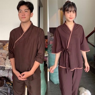 Xéo Nhật Nam # Quần Áo Lam Đi Chùa