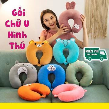 Gối Chữ U Kê Cổ, Gối Kê Cổ Nhiều Màu Sắc, Chống Đau Mỏi Vai Gáy Hiệu Qủa