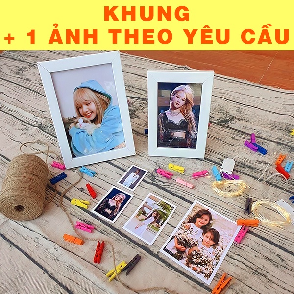 Khung ảnh để bàn 9x12, 10x15, 13x18 , 15x20, 20x30mặt mika kèm chân giá rẻ tặng ảnh
