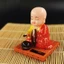 Tượng Chú Tiểu Gõ Mõ Gật Đầu Sử Dụng Năng Lượng Mặt Trời, Tượng Sư Thầy Gõ Mõ