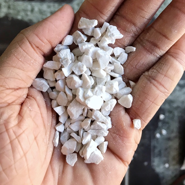 ĐÁ TRẮNG NHỎ TRANG TRÍ HỒ CÁ NON BỘ CHẬU CÂY 800g