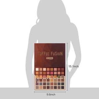 UCANBE Toffee Fusion Bảng Phấn Mắt Khỏa Thân 48 Sắc Thái Trung Tính Khỏa Thân Phấn Mắt Trang Điểm Pallet Sắc Tố Cao Mờ Lấp Lánh Shimmer Trang Điểm Bộ Dành Cho Nữ Bé Gái