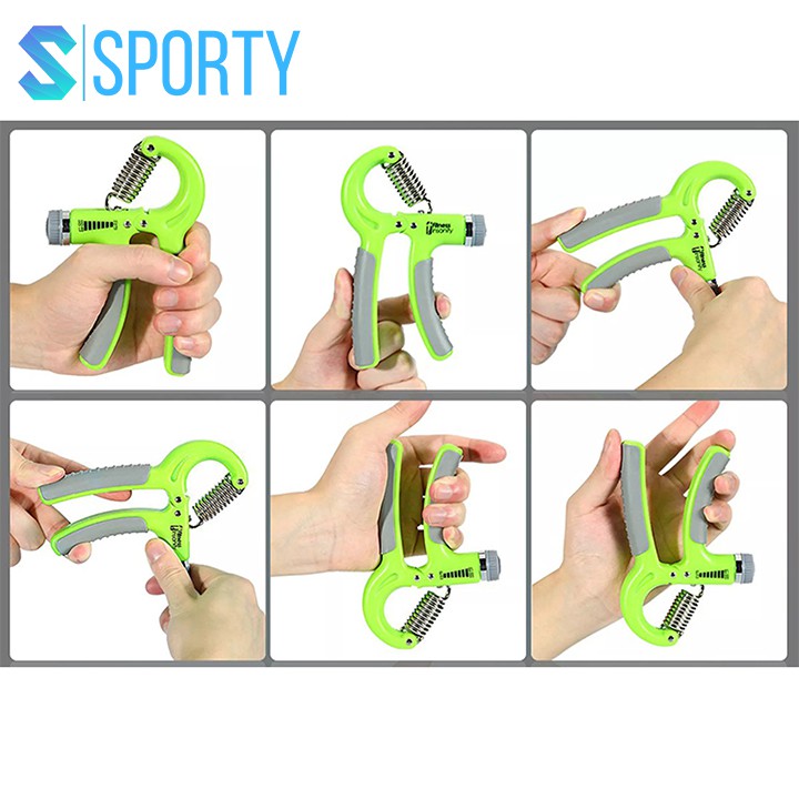 Ảnh Kìm bóp tập cơ tay hình chữ A có điều chỉnh lực từ 5-60kg, luyện cơ tập gym, thể thao YGW25 SPORTY 4