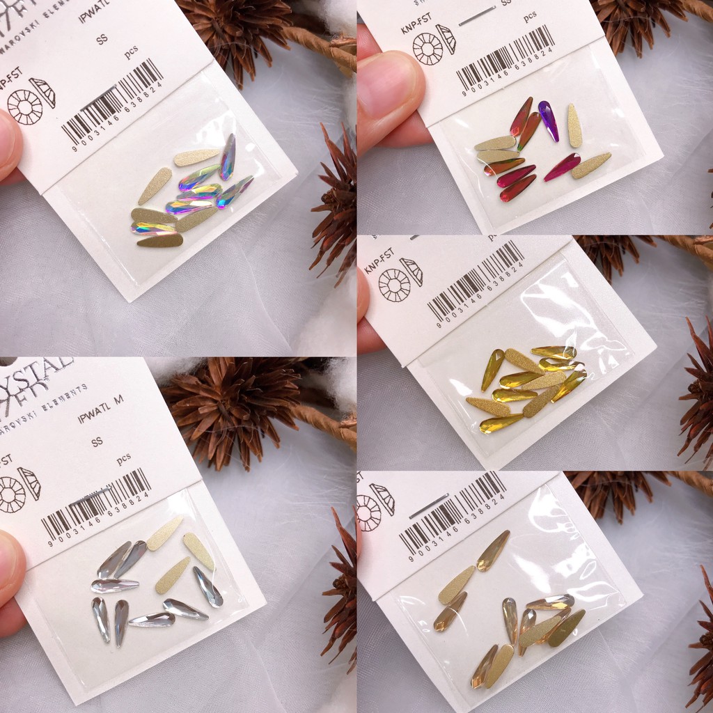 Túi 10 Viên Đá Nail Chân Bằng Trang Trí Móng ANGELICA P04