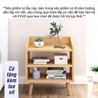 Tủ Tab Đầu Giường Mini FIVO FT20 Có Hộc Tủ Rộng Rãi, Thiết Kế Chân Tiện Lợi Dễ Vệ Sinh, Dễ Dàng Lắp Ráp