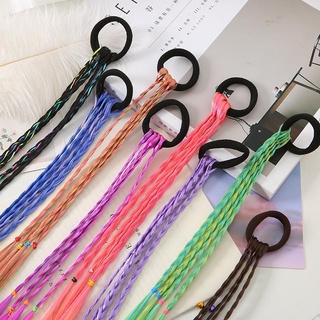Tóc Giả Tết Dây Cột Xinh Xắn Cho Bé Gái Nhiều Màu Nổi Bật (Giá 1 Bên) HaminStore