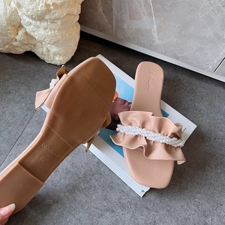 Dép bèo quai cườm Mieo Shoes ( D1240 D1241 D1242 D1243 D1244 )