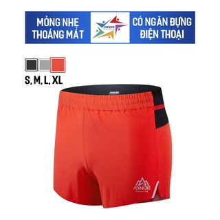 Quần Ngắn Thể Thao Vận Động Chạy Bộ Đạp Xe Leo Núi Dã Ngoại Aonijie F5106 Siêu Nhẹ Thoáng Khí Có Túi