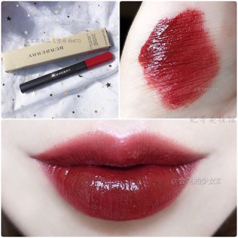 Burberry lip velvet crush 70 giá best sale
