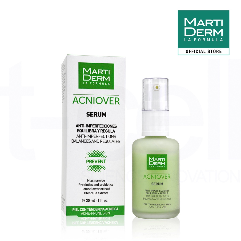 Tinh chất giảm mụn & kiểm soát nhờn - MartiDerm Acniover Serum (30ml)