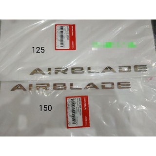 Tem chữ nổi ốp bụng sườn honda AB Air Blade 125 150 160 2020 2021 2022 2023 2024 ( giá 1 Cái )
