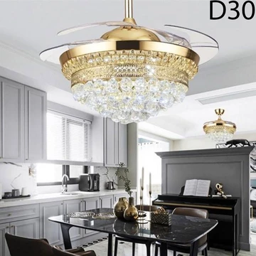 Quạt đèn trần bóng led phale DD30 - quạt trần, đèn ốp trần. quạt đèn trần phòng khách ,quạt đèn trần phòng ngủ