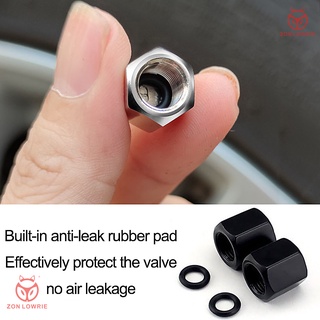 4 chiếc TRONG TÔI✨Bánh Xe Ô Tô Nắp Van Lốp Xe Kim Loại Mũ Không Khí Lốp Van Bảo Vệ Xe Tạo Kiểu Phụ Kiện