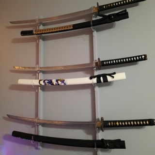 Wall Mounted  Hanger Holder Hangers Samurai Swords Storage Rack