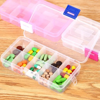 SET 2 Hộp Đựng Trang Sức Thiết Kế Trong Suốt Chia 10, 15 Ngăn Tiện Lợi Chất Lượng 1253 Mienphivanchuyen199k