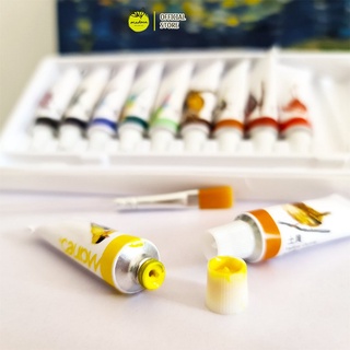 Bộ màu vẽ acrylic Marie’s 12 tuýp 5ml