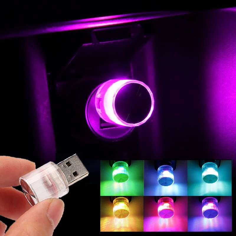 Đèn LED USB Mini Tạo Không Khí Mini Trang Trí Trần Nhà/Xe Hơi