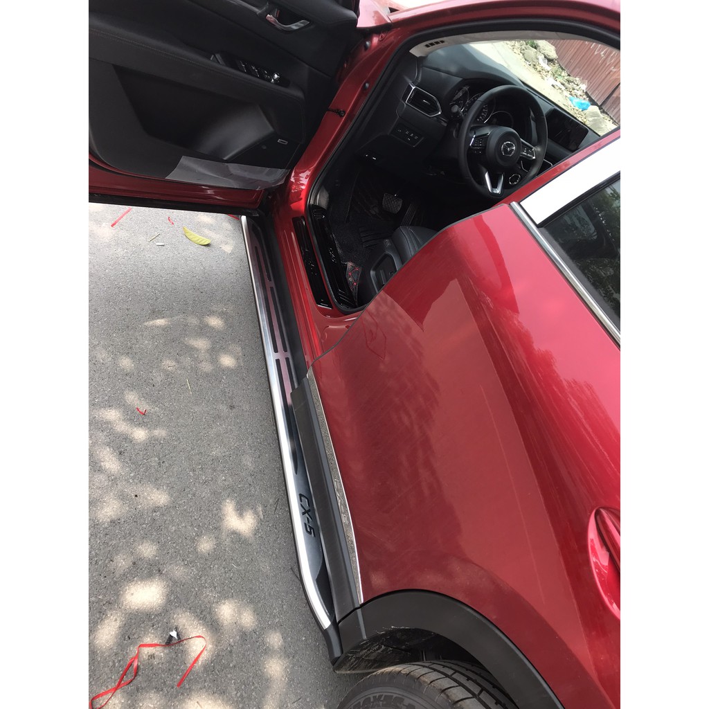Bậc Lên Xuống xe MAZDA CX5 2018-2026, Bệ bậc dẫm lên xuống MẪU MOBIS CHỮ GÓC