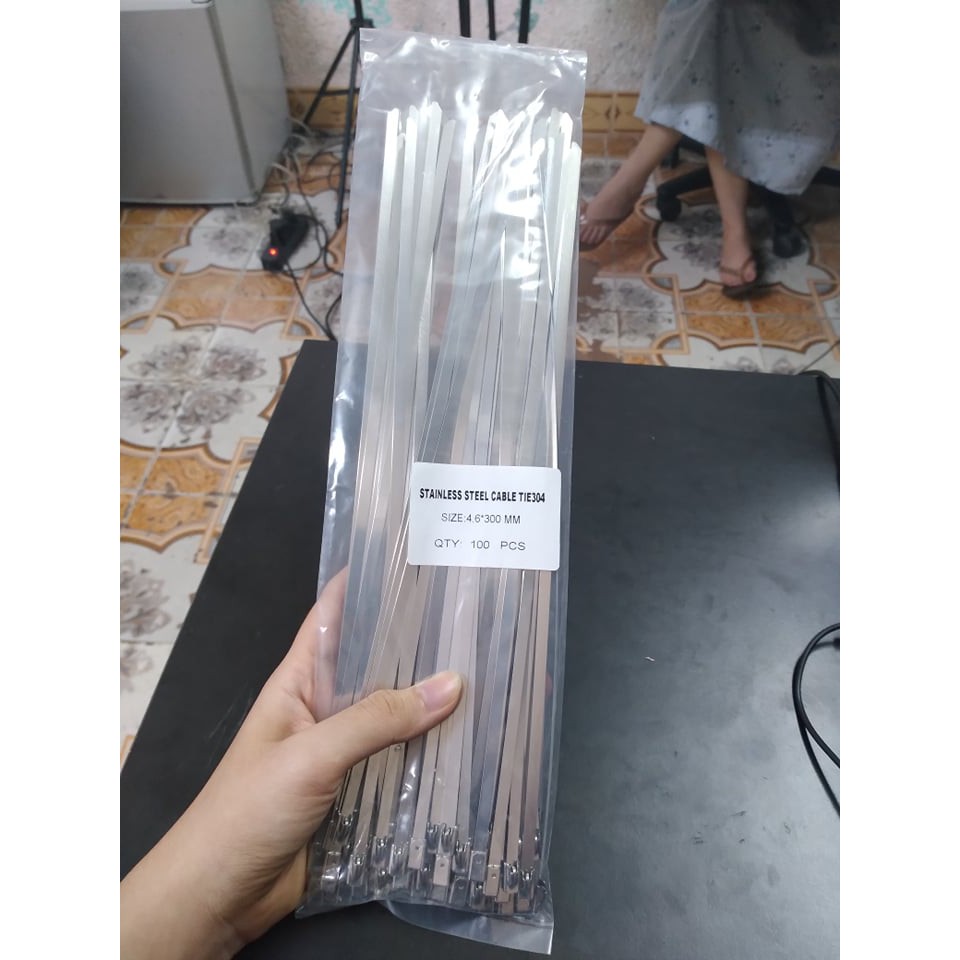 Dây rút inox 4.6x300 ( bịch 100 sợi ) | Shopee Việt Nam