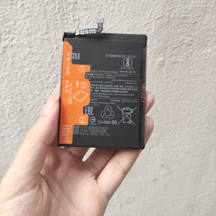 Thay pin xiaomi redmi note 9s chính hãng, pin điện thoại redmi note 9s ...