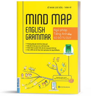 [LIFEMALL9915 - 12% đơn 99K] Sách - Mindmap English Grammar - Ngữ Pháp Tiếng Anh Bằng Sơ Đồ Tư Duy