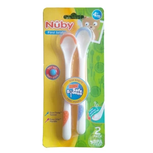 Set 2 thìa Nuby cán dài báo nhiệt