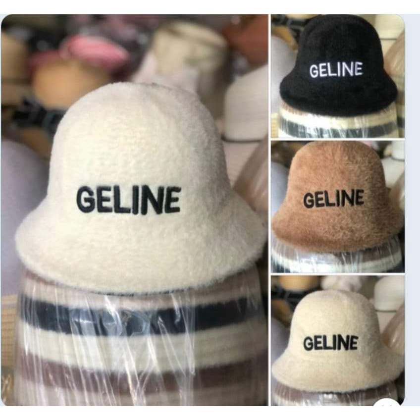 Mũ Geline lông tuyết siêu mịn đẹp phong cách Hàn Quốc | Shopee Việt Nam