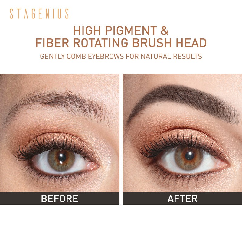 Ảnh Bút kẻ mày STAGENIUS 2 đầu kháng nước lâu trôi 0.16g 3