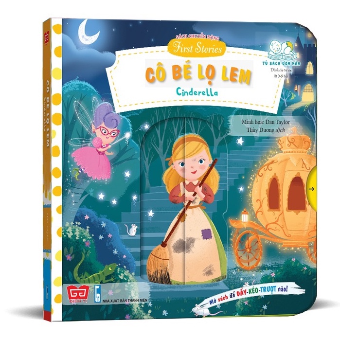 Sách tương tác - Sách chuyển động - First stories – Cinderella - Cô bé Lọ Lem