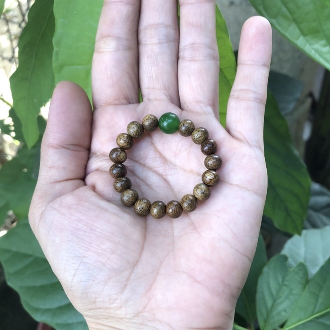Vòng Tay Trầm Hương Mix Đá Cho Bé - Chăm sóc giấc ngủ- giúp ngủ ngon, giảm khóc đêm, chống giật mình