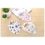 Combo 5 và 10 yếm quàng cổ cài nút cotton 2 lớp cho bé