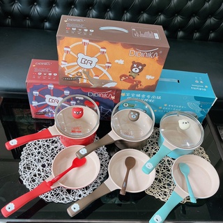 Bộ nồi chảo cao cấp Didinika Hàn Quốc 18cm đủ màu