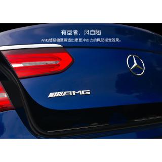 Mercedes-benz GLC mới c-class s-class E300L 320L kim loại AMG logo huy hiệu thân cây dán chữ 190 * 19mm