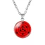 Dây chuyền mặt tròn in họa tiết Naruto Sharingan cá tính