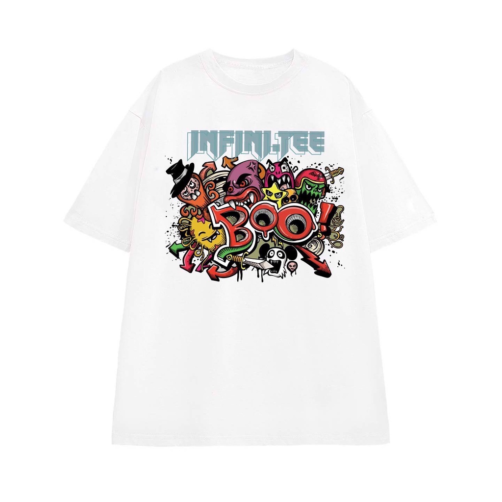 Áo thun INFINITEE Fni0371, Thun 100% Cotton - form rộng Unisex.