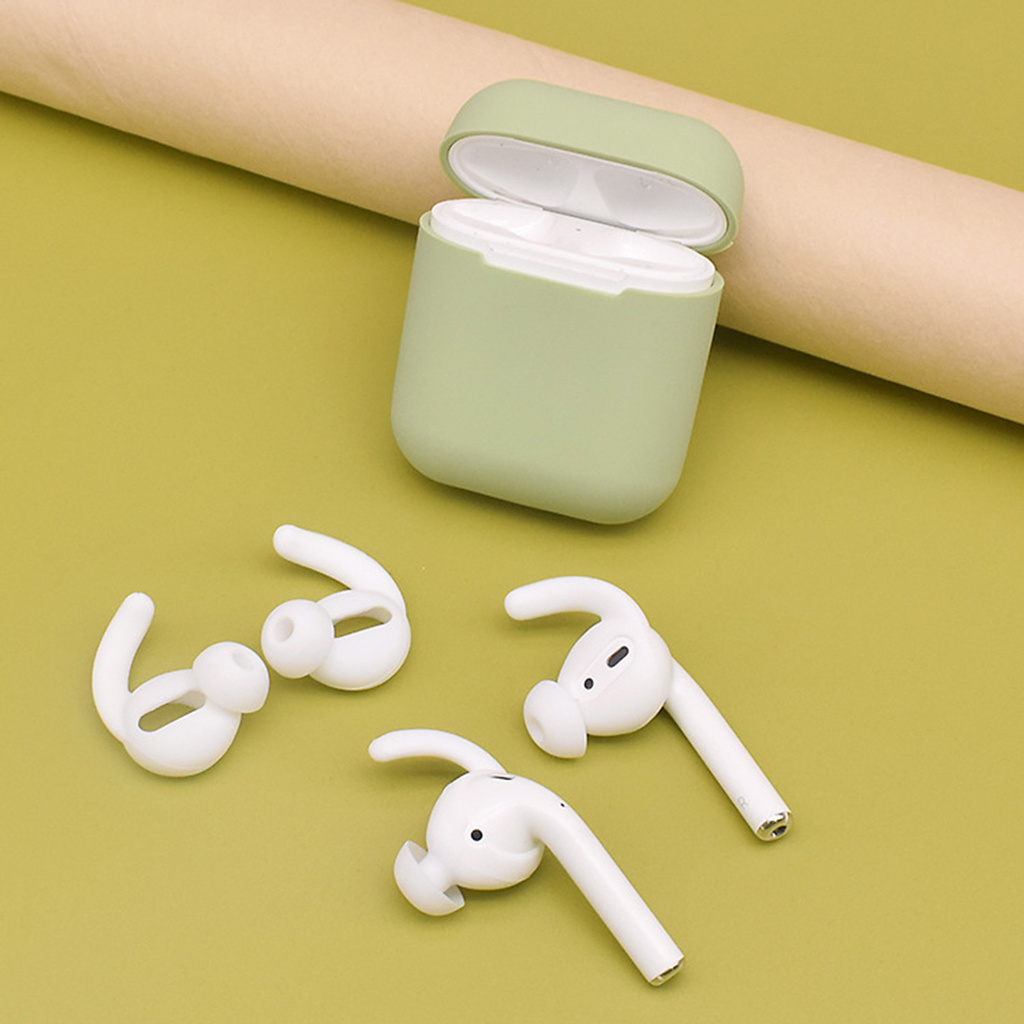 Set 2 miếng silicone bọc thích hợp cho tai nghe Airpods 1 / 2