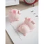 Mô hình heo lucky trái đào đeo nơ may mắn - size lớn